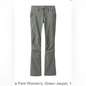 Prana size 6 Tall Light Green Convertible Leg Pants